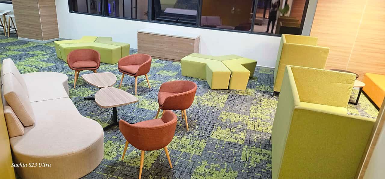 HDFC Bank &mdash; workspace furnished by Sparkal Decor