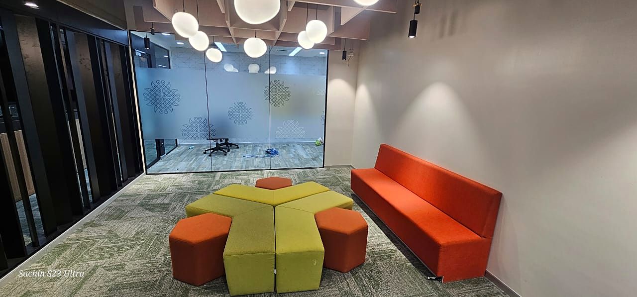 HDFC Bank &mdash; workspace furnished by Sparkal Decor