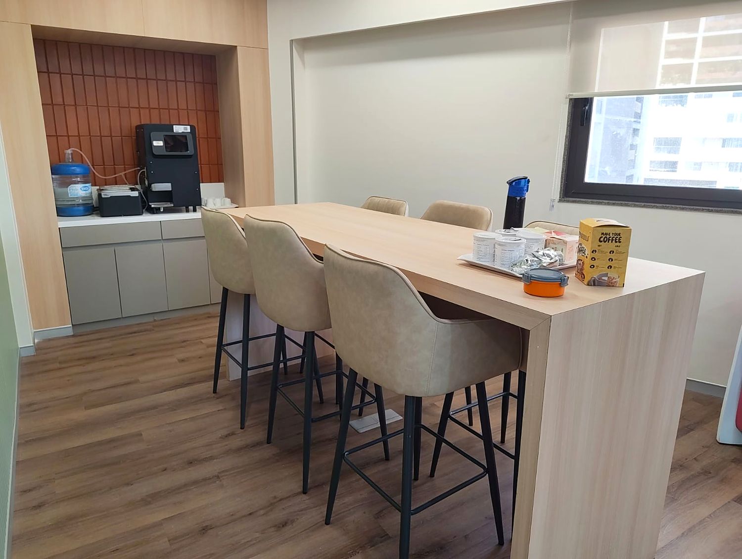 HDFC Bank &mdash; workspace furnished by Sparkal Decor