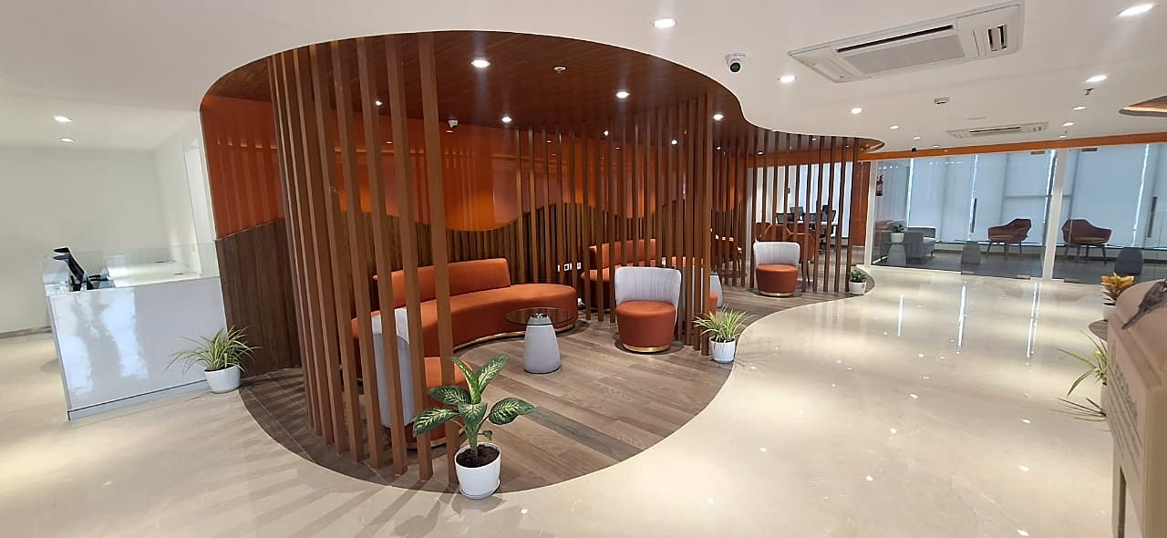 ICICI Bank &mdash; workspace furnished by Sparkal Decor
