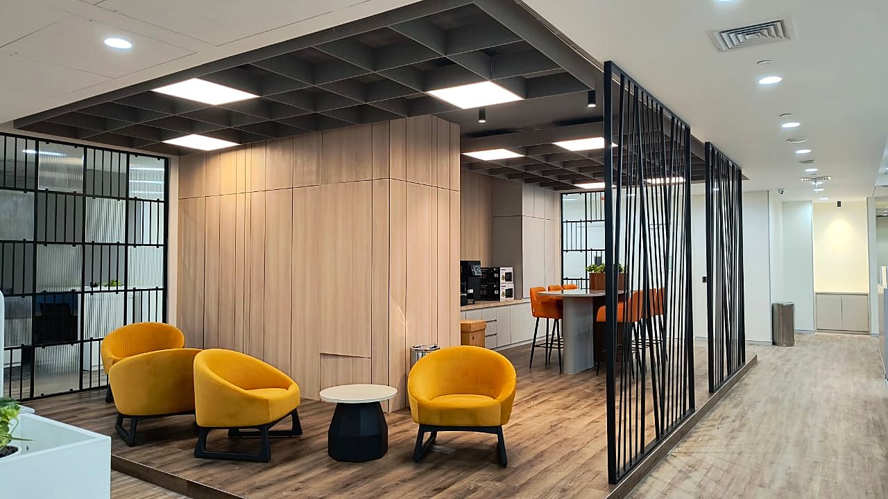 JBM Group &mdash; workspace furnished by Sparkal Decor