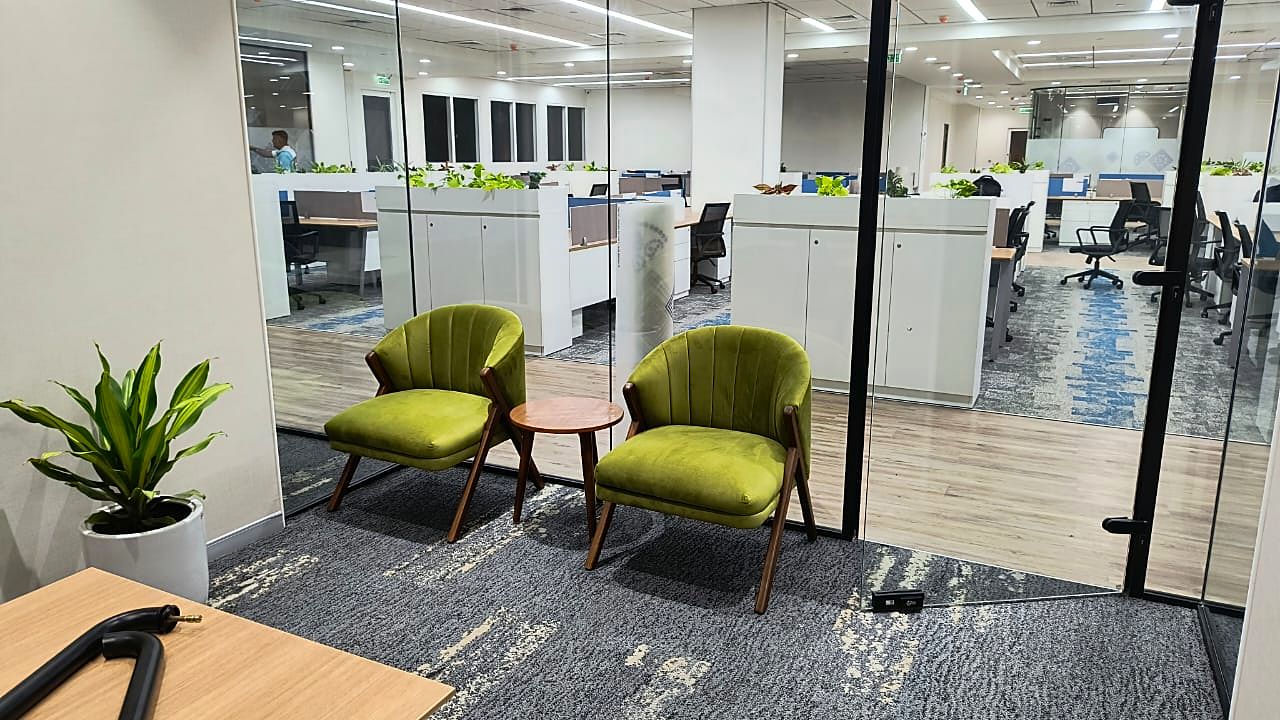 JBM Group &mdash; workspace furnished by Sparkal Decor