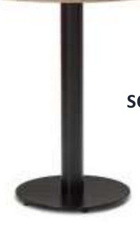 SCHON-1 &mdash; Caf&eacute; Chairs & Table Bases