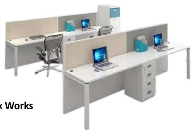 Loop-leg 10-seater workstation