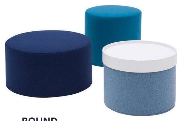 Round &mdash; Pouffes & Ottomans
